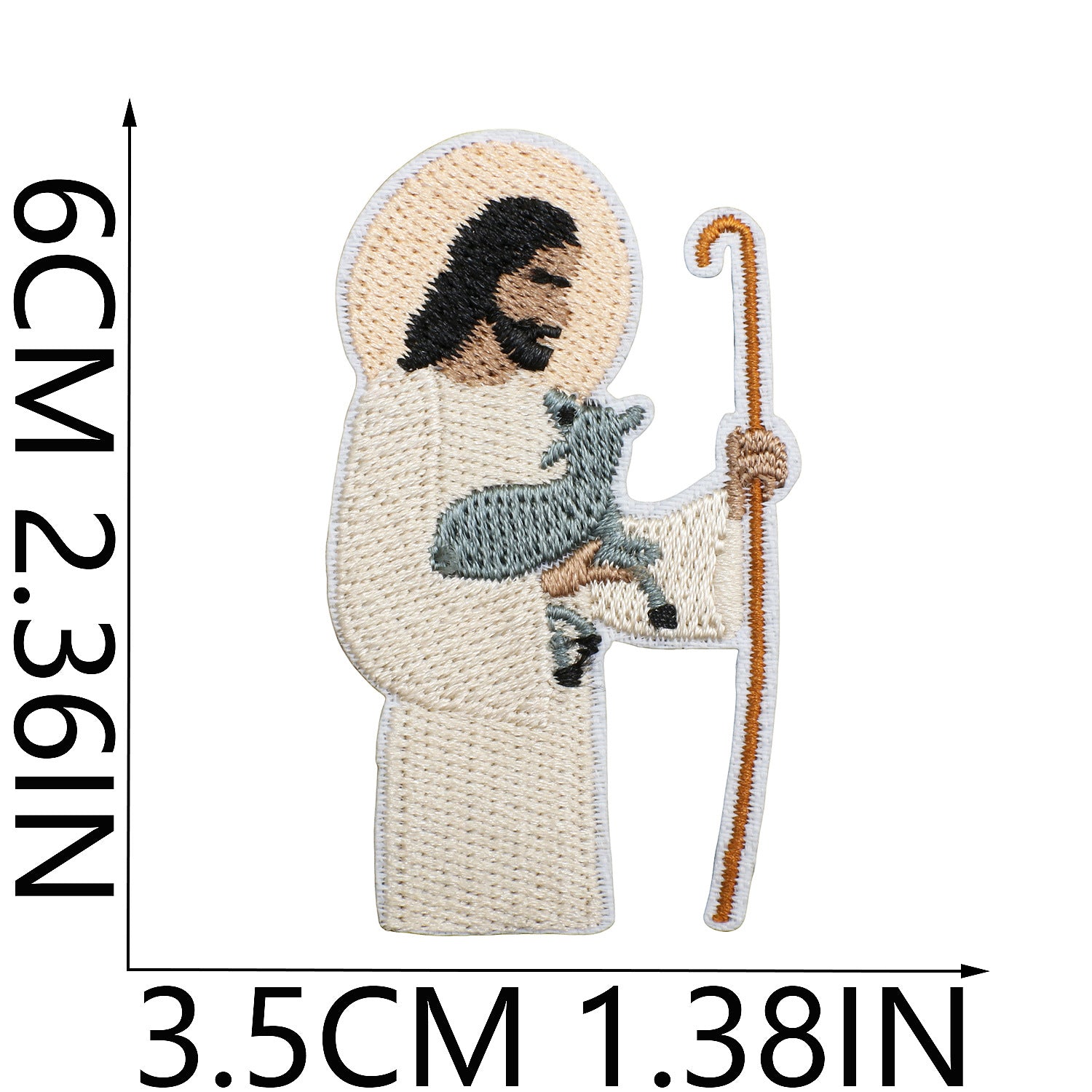 Wholesale Yesu Benzun Embroidered Cloth Stickers